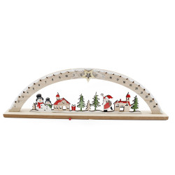 Calendrier de l'avent "Village Arc en ci